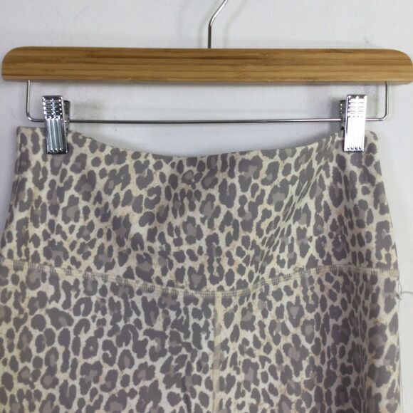 Calme Johnny Was Womens Endurance Biker Shorts Pull-On Leopard Print Size L NWT - Picture 2 of 16